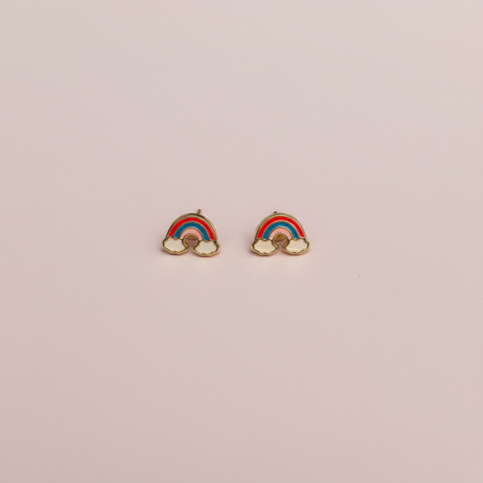 Gökkuşağı Figürlü Küpe