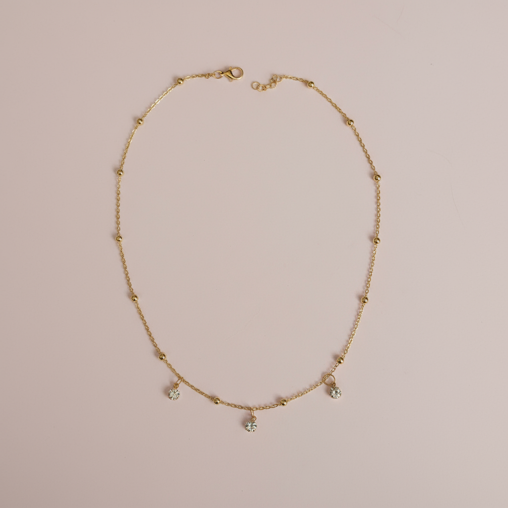 Mini Taşlı Kolye