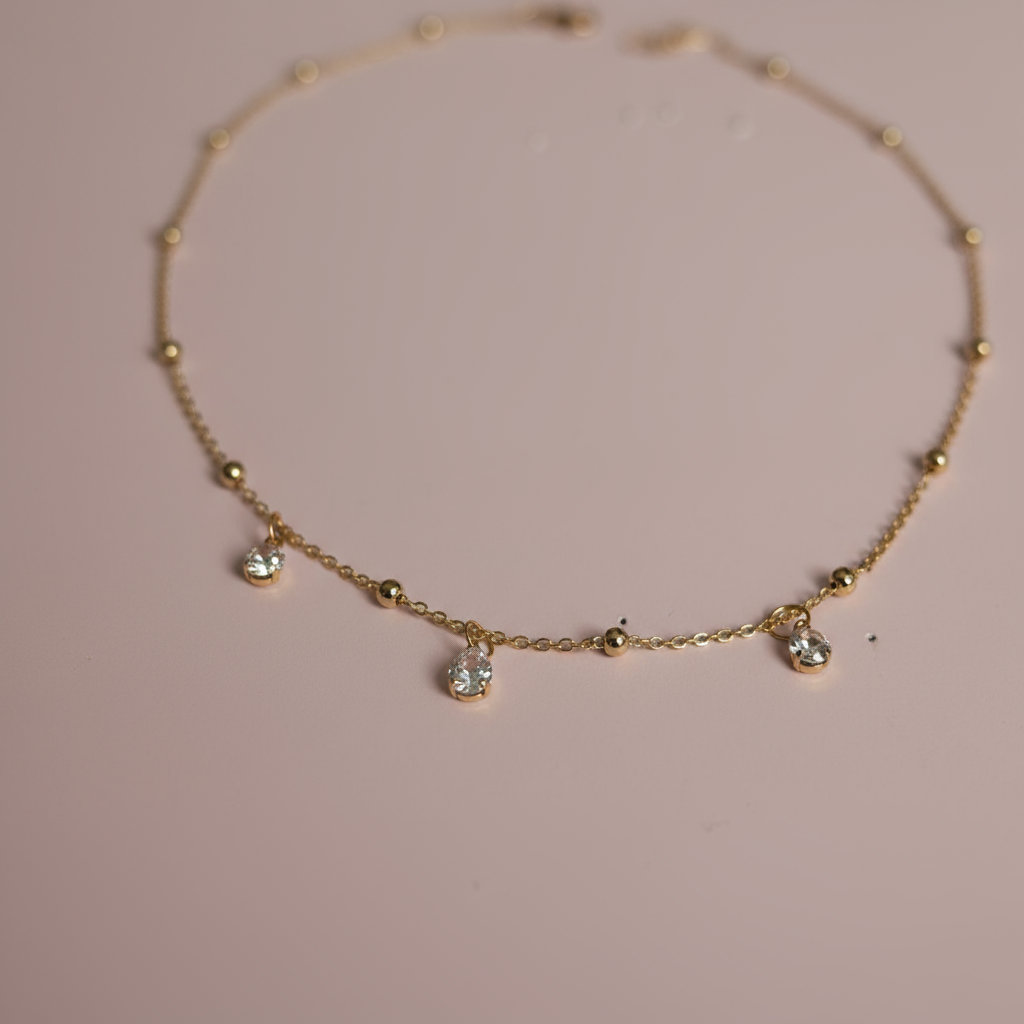 Mini Taşlı Kolye
