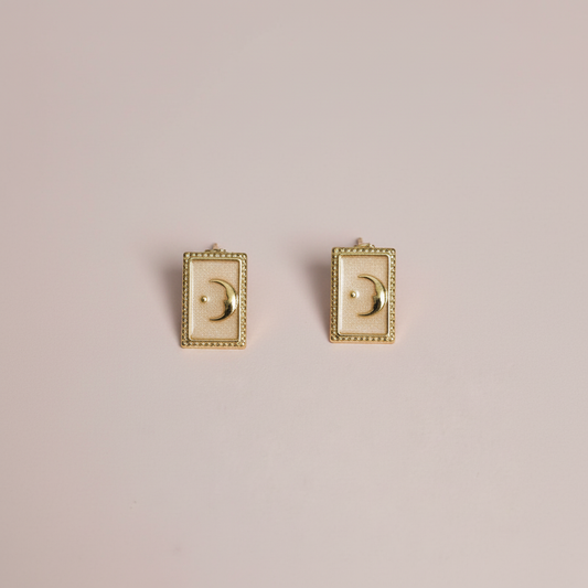 Mineli Ay Plaka Küpe