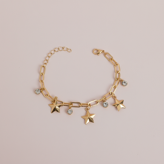 Sallantılı Yıldız Charm Bileklik