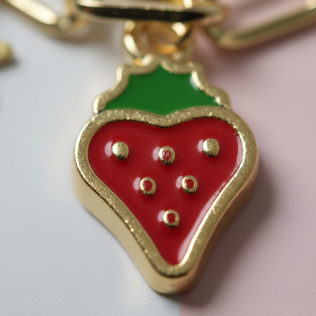 Çilek Charm Bileklik