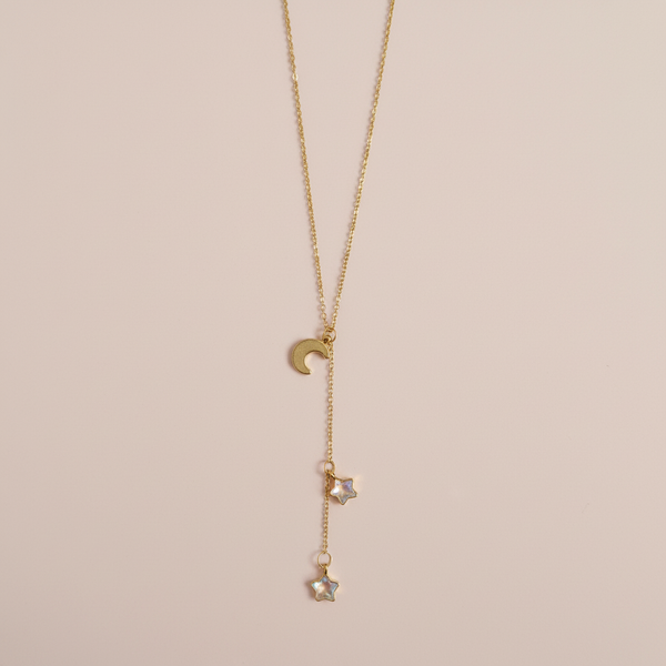 Çelik Sallantılı Charm Y Kolye - İrva Collection