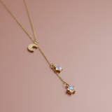 Çelik Sallantılı Charm Y Kolye - İrva Collection