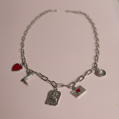 Gümüş Zincirli Eminönü Charm Kolye