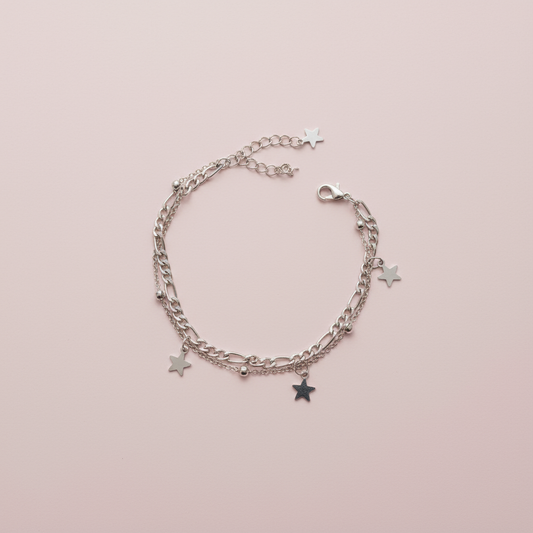 Gümüş Yıldız Bileklik