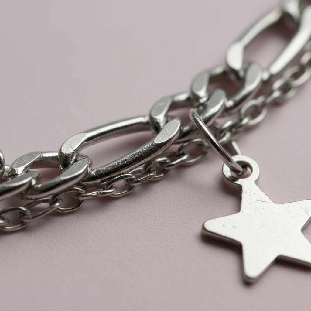 Gümüş Yıldız Bileklik