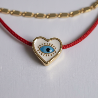 Kırmızı Göz Figürlü Bileklik