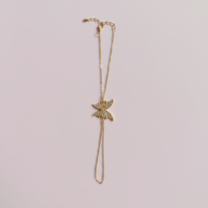 Taşlı Kelebek Şahmeran – Gold