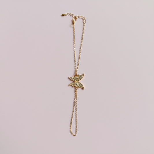 Taşlı Kelebek Şahmeran – Gold