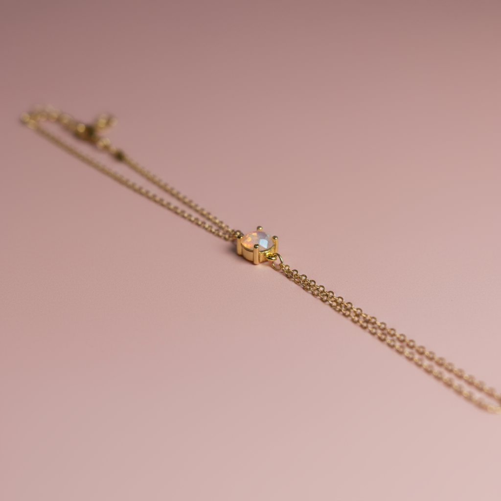 Pembe Taşlı Şahmeran – Gold