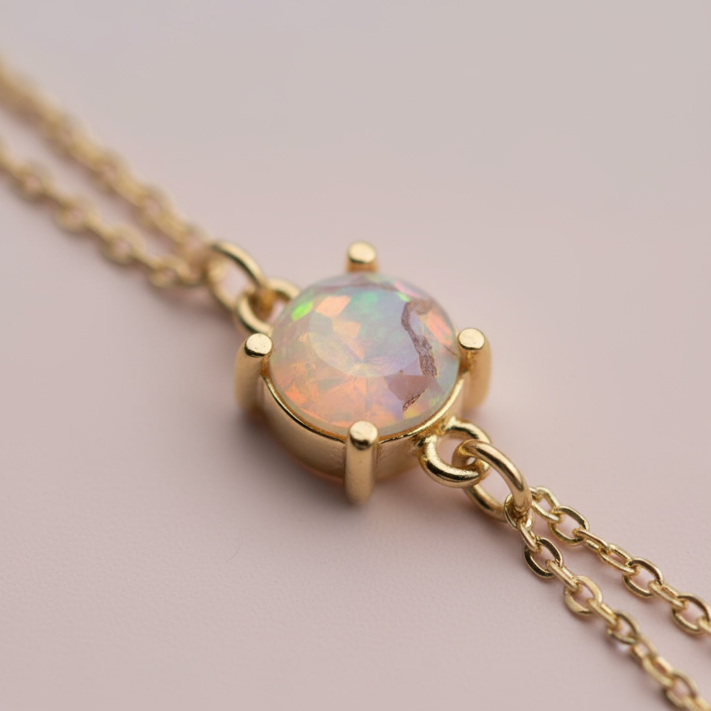 Pembe Taşlı Şahmeran – Gold