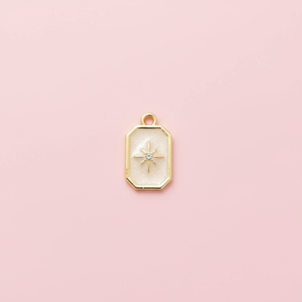 Mineli Kutup Yıldızı Charm - İrva Collection