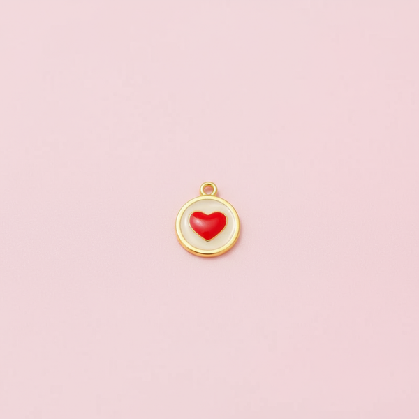 Mineli Kalp Charm - İrva Collection