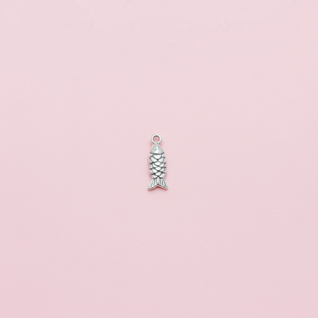Silver Balık Charm