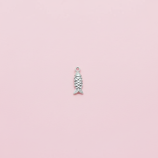 Silver Balık Charm