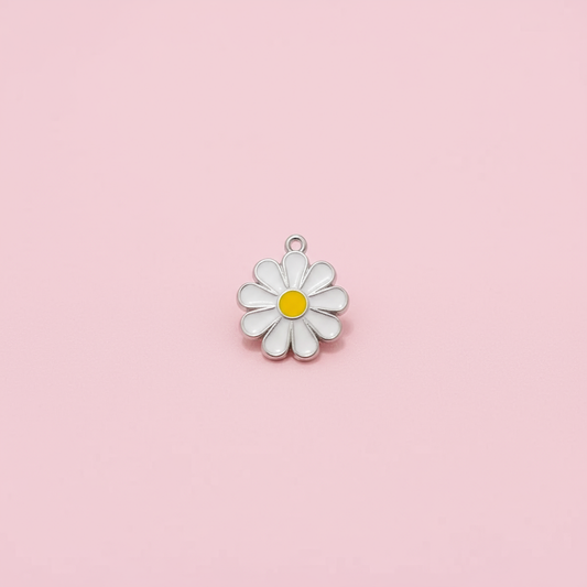 Silver Papatya Charm