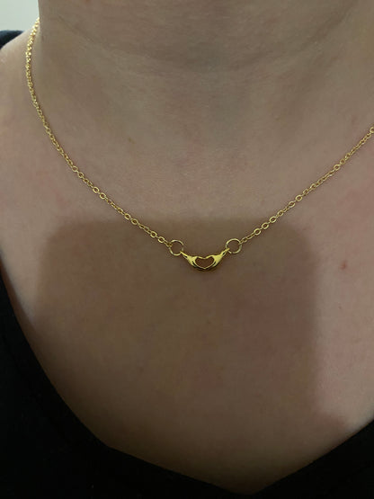 Kalp Yapan Eller Kolye