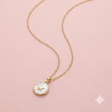 Mineli Deniz Yıldızı Kolye - İrva Collection