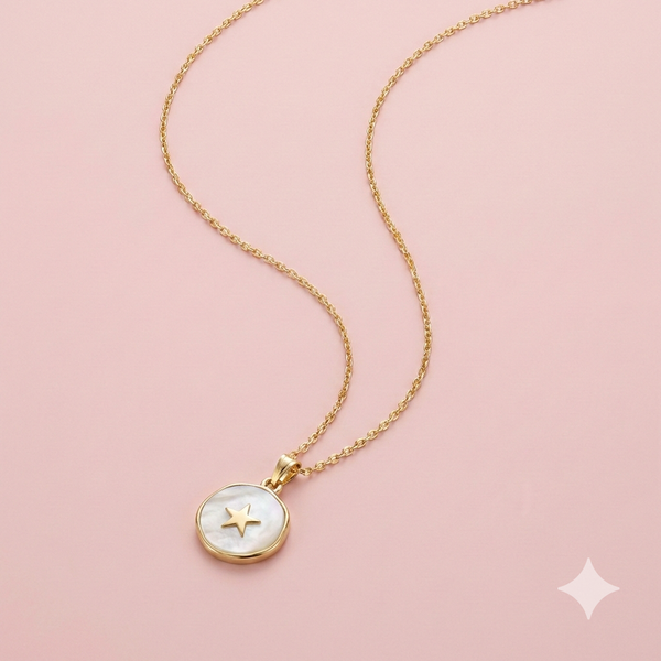 Mineli Deniz Yıldızı Kolye - İrva Collection
