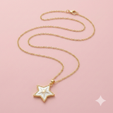 Mineli Yıldız Kolye - İrva Collection