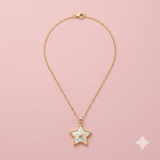 Mineli Yıldız Kolye - İrva Collection