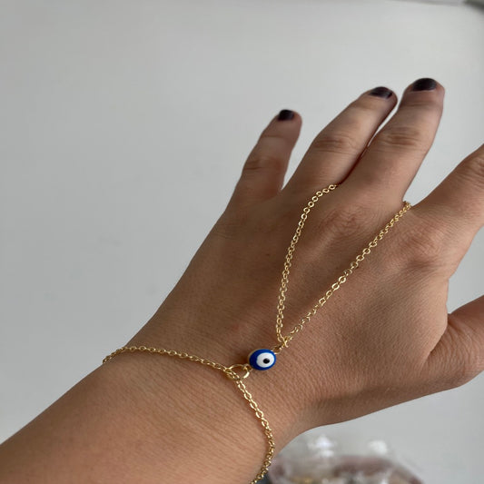 Gold Nazar Boncuğu Şahmeran