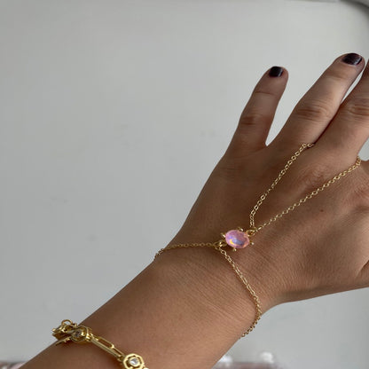 Pembe Taşlı Şahmeran – Gold