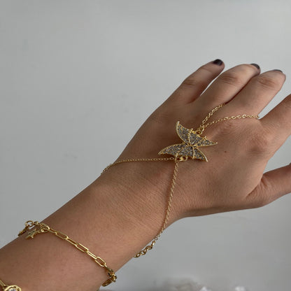 Taşlı Kelebek Şahmeran – Gold