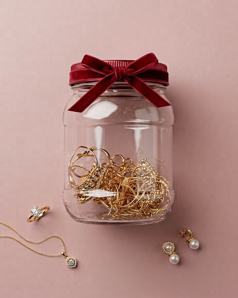 Classic Mystery Jar – 8 Parça Takı Kavanozu