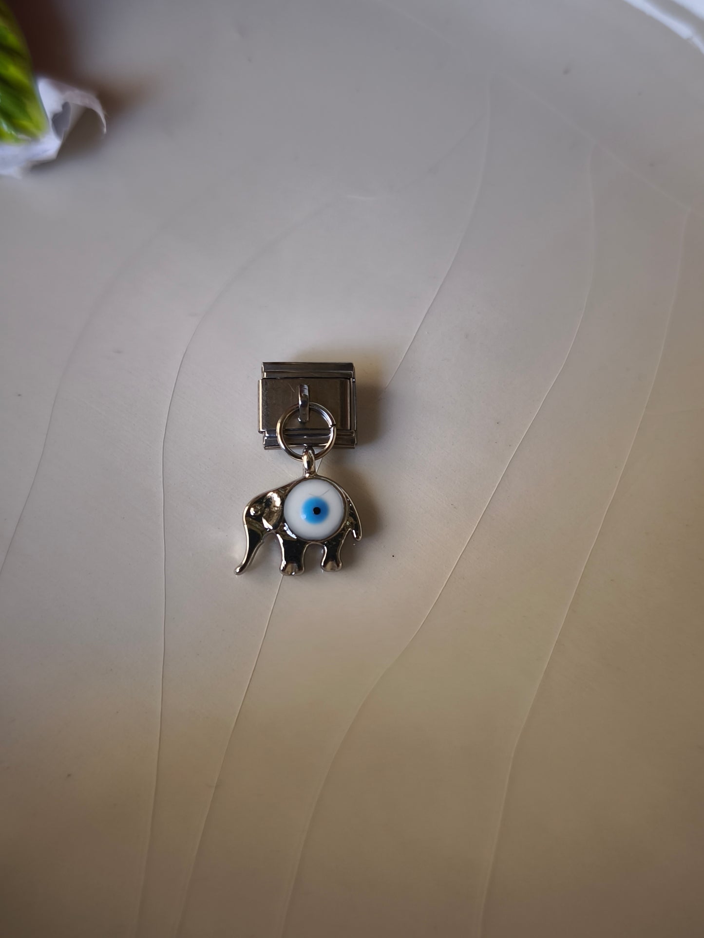 Nazar Boncuklu Fil Charm