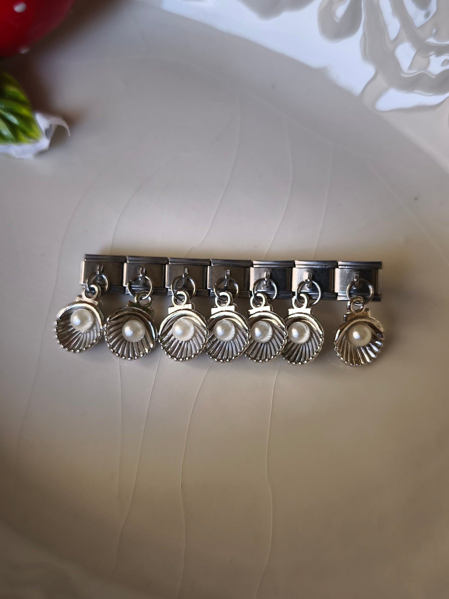 İncili Deniz Kabuğu Charm