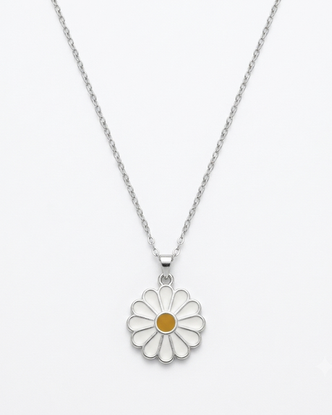 Silver Papatya Kolye