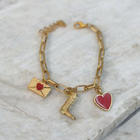 Çizme Love Charm Bileklik