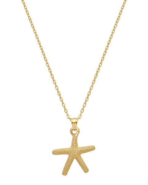 Gold Pinterest Deniz Yıldızı Kolye
