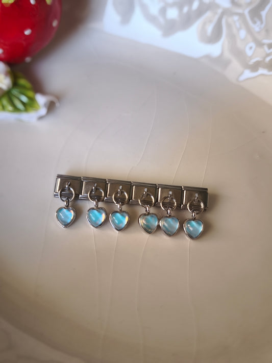 Mavi Kalp Charm