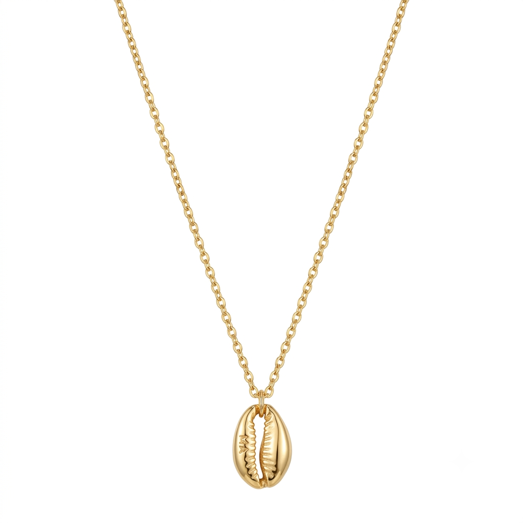 Gold Denizkabuğu Kolye