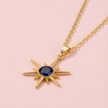 Çelik Kutup Yıldızı Kolye