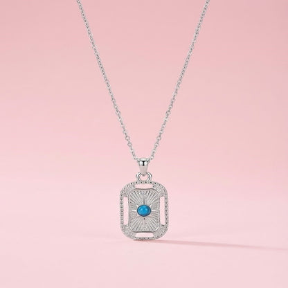 Çelik Gümüş Kutup Yıldızı Kolye