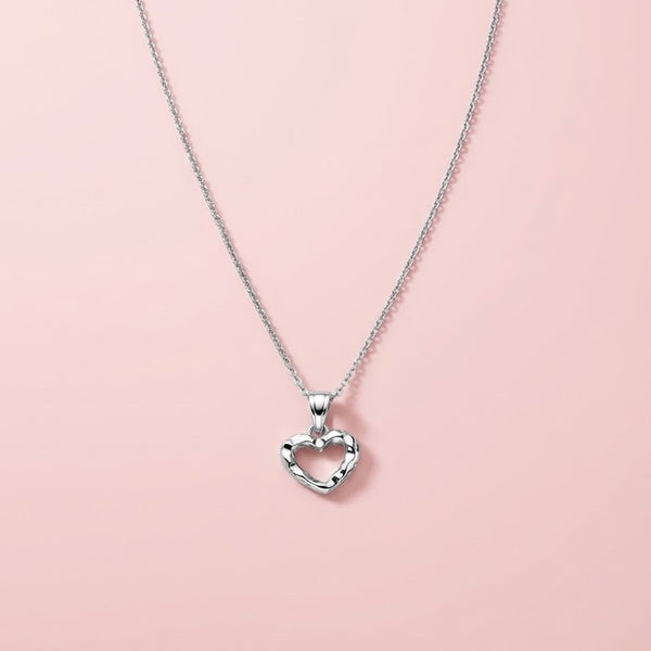 Çelik Mini Kalp Kolye - İrva Collection