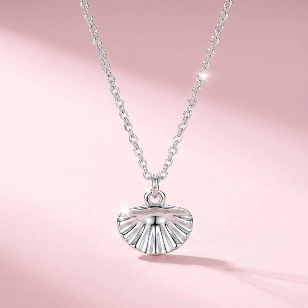 Çelik Mini Deniz Kabuğu Kolye