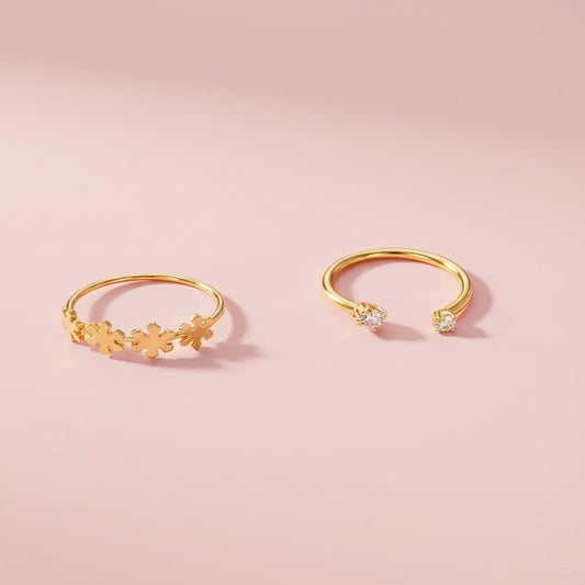 2li Çiçek Eklem Yüzüğü