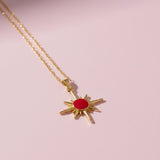 Çelik Kutup Yıldızı Kolye - İrva Collection