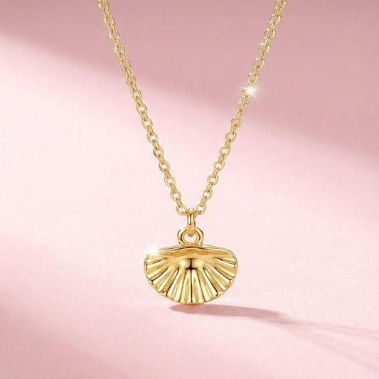 Çelik Mini Deniz Kabuğu Kolye