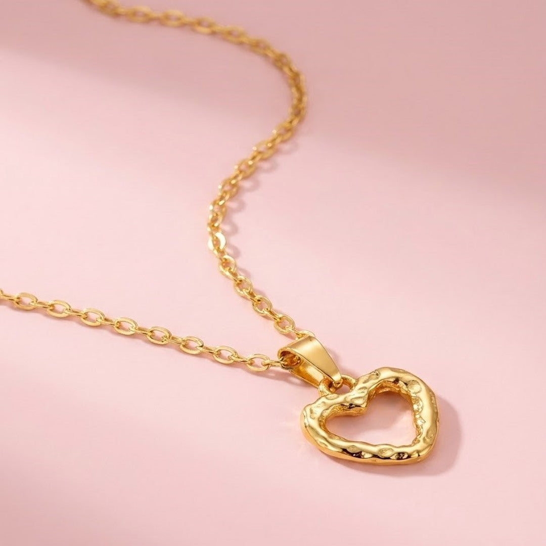 Çelik Mini Kalp Kolye