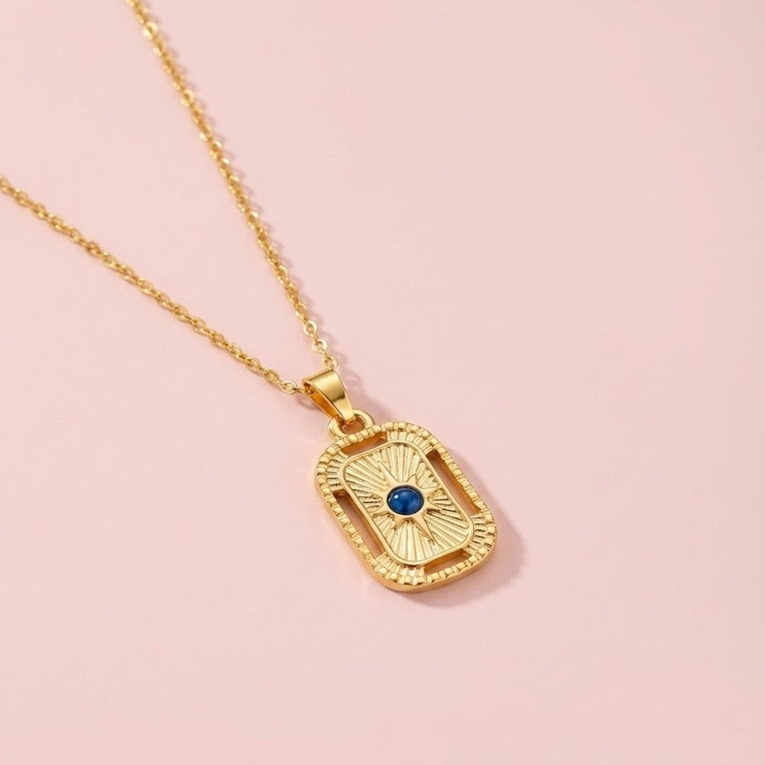 Çelik Gold Kutup Yıldızı Kolye