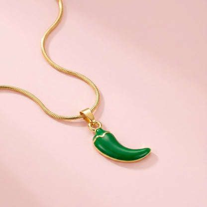 Çelik Viral Biber Kolye